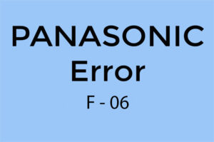 Error F06 en Panasonic