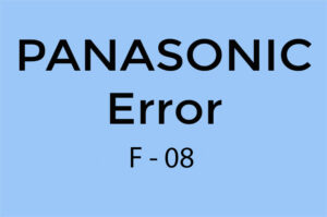 Error F08 en Panasonic