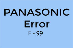 Error F99 en Panasonic