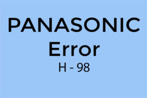 Error H98 en Panasonic
