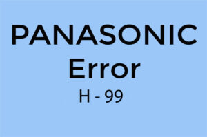Error H99 en Panasonic