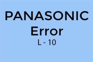 Error L10 en Panasonic