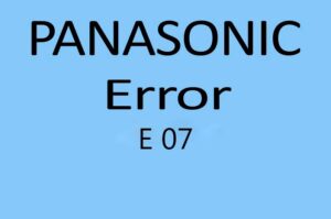 ERROR-E-07